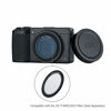 Picture of JJC Aluminum Lens Cap Cover Protector for Ricoh GR IIIx GRIIIx GR III GRIII GR II GRII with Soft EVA Interior -Black