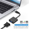 Picture of USB to VGA Adapter for Monitor MacBook, VGA to USB 3.0/2.0 Converter 1080P Multi-Display Video Cable for Laptop Desktop PC to Monitors, Projector, TV. (Not Support Chromebook)