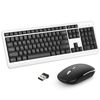 Picture of Wireless Keyboard and Mouse Combo, 2.4G Ergonomic Wireless Computer Keyboard and Mouse Set Full Size Wireless Keyboard and Mouse Blacklist for Mac, Laptop Tablet and Computer(Black)