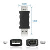 Picture of LBSC 2 Pieces Firewire IEEE 1394 6 Pin USB Adapter Firewire to USB Converter for Printer, Digital Camera, PDA, Hard Disk,Scanner