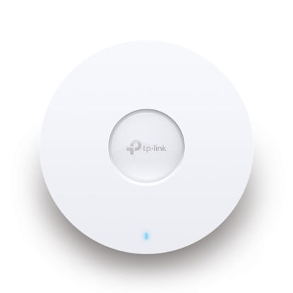 Picture of TP-Link EAP650 Ultra-Slim Wireless Access Point | Omada True WiFi 6 AX3000 | DC Adapter Included | Mesh, Seamless Roaming, WPA3, MU-MIMO | Remote & App Control | PoE+ Powered | Multi Control Options