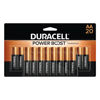 Picture of Duracell Coppertop AA Batteries with Power Boost Ingredients, 20 Count Pack Double A Battery with Long-lasting Power, Alkaline AA Battery for Household and Office Devices