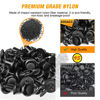 Picture of GOOACC 120PCS Car Bumper Push Retainer Clips & Nylon Fasteners Rivet Kit 6mm 7.6mm 8mm 8.8mm 10mm Door Trim Panel Clips , 1PC Fastener Remover, Black