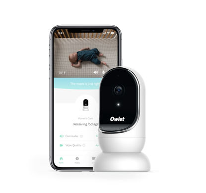 Picture of Owlet Cam Video Baby Monitor - Smart Baby Monitor with Camera and Audio - Stream 1080p HD Video with Night Vision, 4X Zoom, Wide Angle View, with Sound and Motion Notifications