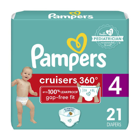 Picture of Pampers Cruisers 360 Diapers Size 4 21 Count