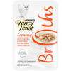 Picture of Purina Fancy Feast Limited Ingredient, Grain Free Wet Cat Food Complement, Broths Creamy With Chicken - (16) 1.4 oz. Pouches