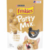 Picture of Purina Friskies Made in USA Facilities Cat Treats, Party Mix Crunch Gravylicious Chicken & Gravy Flavors - (6) 6 oz. Pouches