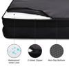 Picture of Bedsure Small Orthopedic Dog Bed, Bolster Dog Beds for Small Dogs - Foam Sofa with Removable Washable Cover, Waterproof Lining and Nonskid Bottom Couch, Black