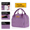 Picture of Buringer HOMESPON Lunch Bag for Woman Man Insulated Lunch Box Tote Bag for Work Picnic or Travel