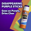 Picture of Elmer's Washable Dissappearing Purple School Glue Sticks, 3 Pack, 6 grams Each (E520)