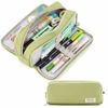 Picture of CICIMELON Large Capacity Pencil Case 3 Compartment Pouch Pen Bag for School Teen Girl Boy Men Women (Green)