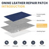 Picture of ONine Leather Repair Patch，Leather Repair Tape, 3 x 60 inches Leather Repair Patch for Furniture,Vinyl Repair kit，Leather Couch Patch，for Sofas, Furniture, car Seats, Office Chairs.(Blue #2)