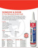 Picture of Red Devil 084620, 10.1 oz. Window & Door Siliconized Acrylic Caulk, Pack of 1, Almond