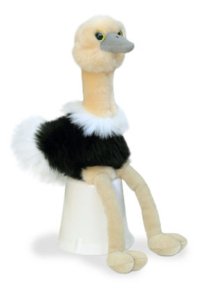 Picture of Aurora® Adorable Mini Flopsie™ Ozzi™ Stuffed Animal - Playful Ease - Timeless Companions - Black 8 Inches