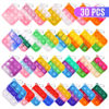 Picture of Kids Party Favors Fidget Toys Bulk 30 Pack Mini Pop Fidget Keychain Its Birthday Party Favors for Kids 4-8,8-12 Year Small Kid Classroom Prizes Fidgets It Bubbles Poppers Students Goodie Bag Stuffers