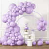 Picture of RUBFAC Pastel Purple Balloons Different Sizes 105pcs 5/10/12/18 Inch for Garland Arch, Purple Latex Balloons for Birthday Baby Shower Wedding Lilac Lavender Balloons Decorations Party Decorations