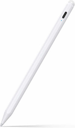 Picture of Stylus Pen for iPad 9th&10th Generation-2X Fast Charge Active Pencil Compatible with 2018-2023 Apple iPad Pro11&12.9 inch, iPad Air 3/4/5,iPad 6-10,iPad Mini 5/6 Gen-White