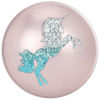 Picture of Unicorn Pop Socket. Glitter Light Blue Unicorn On Pink Pearl - PopSockets Grip and Stand for Phones and Tablets