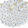 Picture of beadsland Flat Back Crystal Rhinestones Round Gems for Nail Art and Craft Glue Fix, Blue Moonlight (2.9-3.0mm) SS12/1440pcs