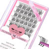 Picture of Cluster Lashes, 72 Pcs Individual Lashes, Lash Clusters DIY Eyelash Extension, Super Thin Band Reusable Soft & Comfortable (Romantic-D-12mm)