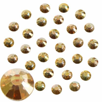 Beadsland Flat Back Crystal Rhinestones Round Gems, Light Siam (3.8-4.0mm) SS16/1440pcs