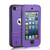 Picture of Waterproof Case for iPod 7 iPod 5 iPod 6, Meritcase Waterproof Shockproof Dirtproof Snowproof Case Cover with Kickstand for Apple iPod Touch 5th/6th/7th Generation for Swimming Snorkeling(Purple)