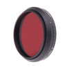 Picture of FocusFoto FOTGA 49mm All-in-One Adjustable Infrared IR Pass X-Ray Lens IR Filter, Variable from 530nm to 650nm 680nm 720nm 750nm Optical Glass