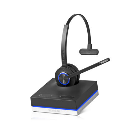 Picture of Leitner LH570 Wireless Office Headset with Mic - Computer and Telephone Headset - Phone Headsets for Office Phones - Single-Ear Premium Plus