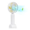 Picture of SSBLZYX Handheld Fan,Portable small fan wind 3 Speeds, USB Rechargeable Hand Fan for home/travel/makeup/office/commuting-white