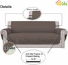 Picture of Easy-Going 4 Seater Sofa Slipcover Reversible Sofa Cover Water Resistant Couch Cover with Foam Sticks Elastic Straps Furniture Protector for Pets Kids Children Dog Cat (XX-Large, Taupe/Ivory)