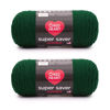 Picture of Red Heart Super Saver Jumbo Hunter Green Yarn - 2 Pack of 14oz/396g - Acrylic - 4 Medium (Worsted) - 744 Yards - Knitting/Crochet