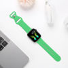 Picture of Tighesen Sport Bands Compatible with Apple Watch Band 38mm 40mm 41mm 42mm 44mm 45mm 49mm S/M M/L for Women/Men Waterproof Soft Silicone Replacement Strap Accessories for iWatch Ultra SE Series 8/7/6/5/4/3/2/1(Bright Green, 38/40/41mm S/M)