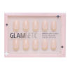 Picture of Glamnetic Press On Nails - Goal Digger | Glossy, Semi-Transparent, Short Round Nails, Reusable | 12 Sizes - 30 Nail Kit with Glue