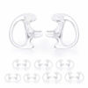 Picture of Zeadio Earmould Earpiece Earbud Earplug for Two-Way Radio Coil Tube Audio Kits (Clear, Pair of 8)