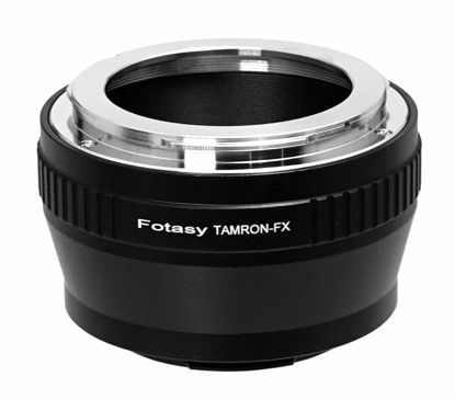 Picture of Fotasy Tamron Adaptall Lens to Fuji X Adapter, Tamron Adaptall II to Fujifilm X Mount Adapter, Compatible with Fujifilm X-Mount Cameras X-Pro2 X-E2 X-E3 X-A5 X-M1 X-T1 X-T2 XT3 X-T10 X-T20 X-T30 X-H1