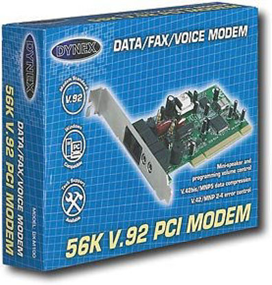 Picture of Dynex 56K V.92 PCI Internal Fax/ Voice/ Data Modem