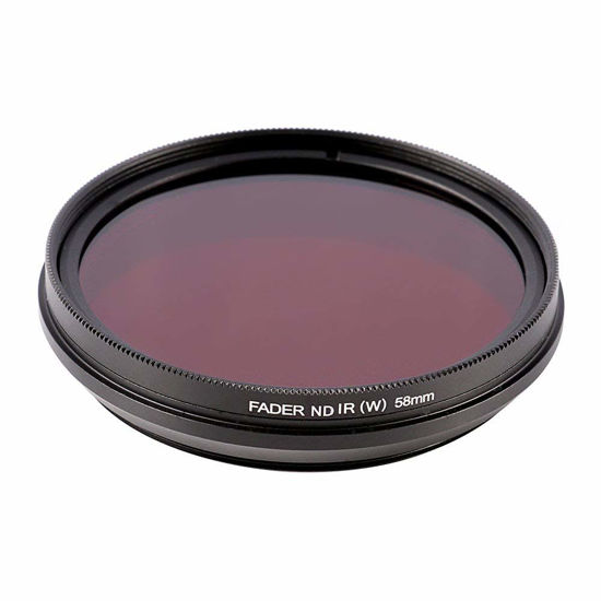 Picture of Runshuangyu 58mm 6 in 1 Infrared IR Pass X-Ray Lens Filter, Adjustable 530nm to 750nm Screw-in Filter for Canon Nikon Sony Panasonic Fuji Kodak DSLR Camera