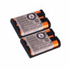 Picture of 2 Pack HHR-P107 NI-MH Rechargeable Battery for Panasonic 3.6V 650mAh Battery for Cordless Phones