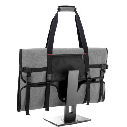 Picture of Trunab Carrying Case for 24" Monitors/LCD Screens Compatible with iMac 21.5"/24", Protective Monitor Travel Bag with Padded Velvet Lining (Patented Design)