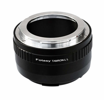 Picture of Fotasy Tamron Adaptall II Lens to L Mount Adapter, Adaptall-2 L Mount Adapter, Compatible with Panasonic S1 S1H S1R S4 S5 Leica SL SL2 TL2 TL Leica T Sigma fp fp L Mirrorless Camera