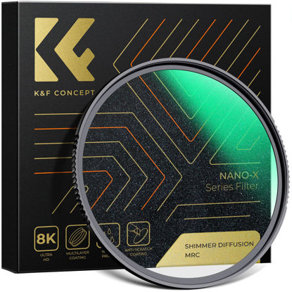 Picture of K&F Concept 55mm Shimmer Diffusion 1 Filter Optical Glass Glimmer Effect Filter for Camera Lens Nano-X Series