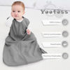 Picture of Yoofoss Baby Sleep Sack 0-6 Months Baby Wearable Blanket 100% Cotton 2-Way Zipper Toddler Sleeping Sack, 3 Pack Comfy Soft Lightweight Sleep Sacks for Babies (Small)