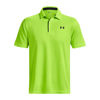 Picture of Under Armour Men's Tech Golf Polo , (369) Lime Surge / / Black , Small