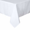 Picture of sancua Rectangle Tablecloth - 54 x 120 Inch - Water Resistant Spill Proof Washable Polyester Table Cloth, Decorative Fabric Table Cover for Dining Table, Buffet Parties and Camping, White