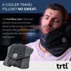 Picture of trtl Travel Pillow Cool for Neck Support- Cooling Neck Pillow with Cushioning Foam for Stability and Comfort, Breathable Fabric, Lightweight and Easy to Carry