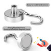 Picture of E BAVITE Magnetic Hooks 25LB for Cruise, Grill, Towel, Indoor Hanging, Kitchen, Workplace, Mikede Office and Garage - 3 Pack