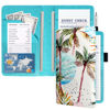 Picture of ACdream Server Books for Waitress, Guest Book Note Pad, Cute Pocket Leather Money Organizer Wallet, Cash Check Bill Receipt Holder Presenter, Waiter Accessories Fit Server Apron, Coconut Tree