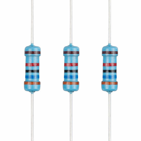 Picture of EDGELEC 100pcs 36K ohm Resistor 1/2w (0.5Watt) ±1% Tolerance Metal Film Fixed Resistor, Multiple Values of Resistance Optional