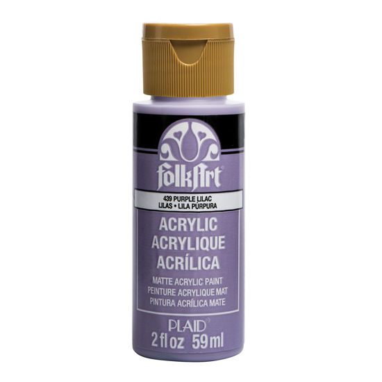 FolkArt Matte Acrylic Paint - Lilac Ice, 2 oz, Bottle