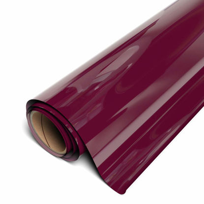 Picture of Siser EasyWeed Heat Transfer Vinyl 11.8" x 3ft Roll (Burgundy) Compatible with Siser Romeo/Juliet & Other Professional or Craft Cutters - Layerable - CPSIA Certified